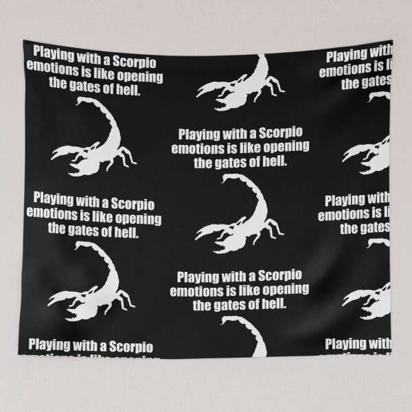 Item preview, DON'T PLAY WITH THE EMOTIONS OF A SCORPION! GIFT designed and sold by JamesandLuis.