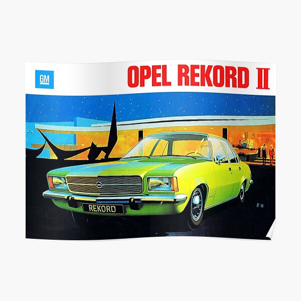 OPEL REKORD Póster