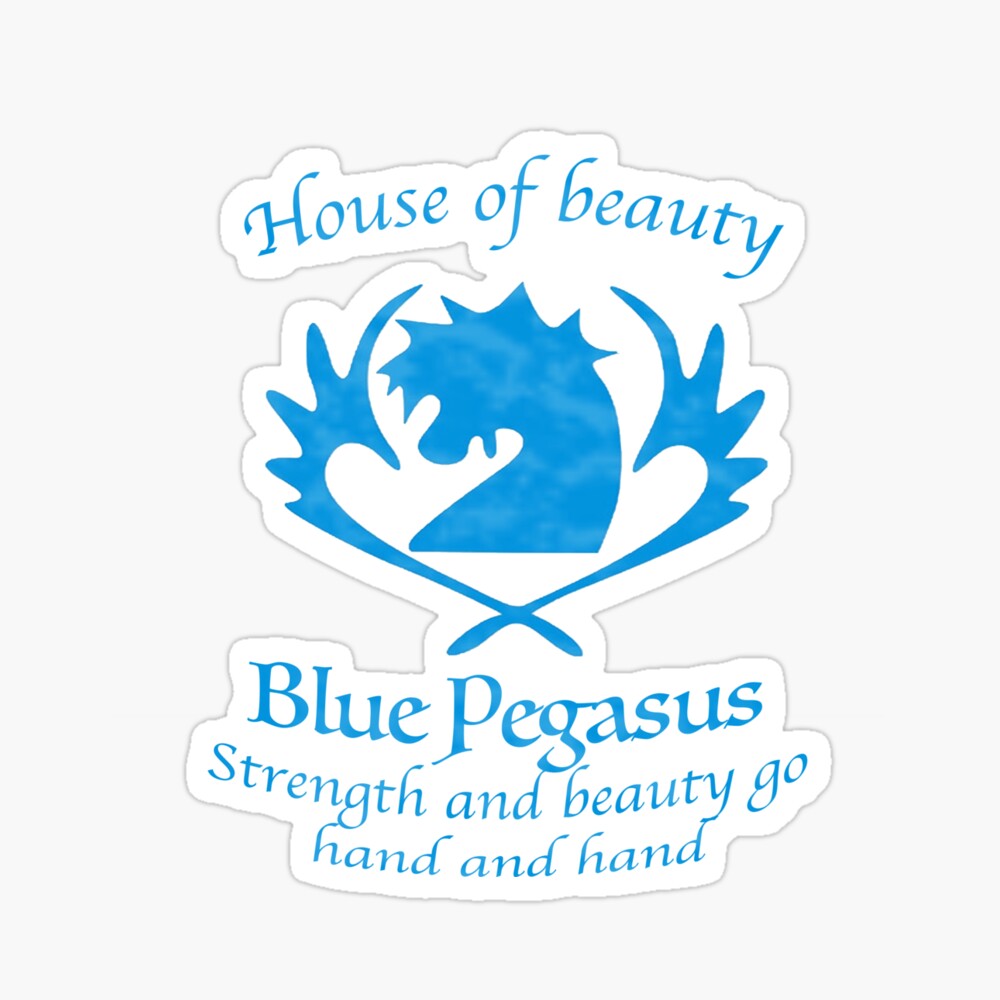 House Of Beauty Fairy Tail Blue Pegasus Tapestry By Arcticfire005 Redbubble