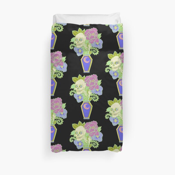 Bouquet Decay - Memento Mori (colored version) Duvet Cover