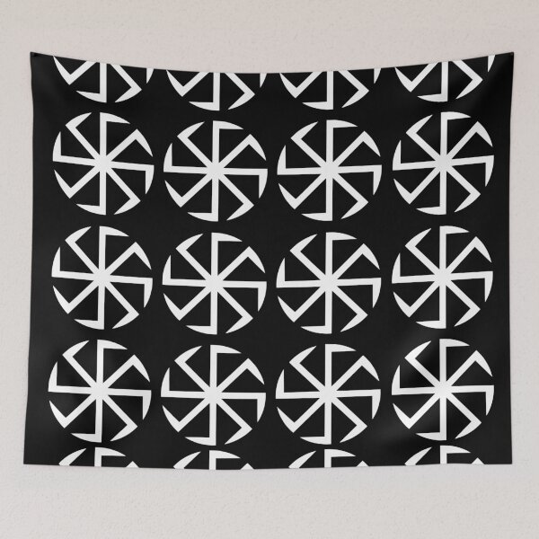 Item preview, Kolovrat Pattern Kolowrot Slavic Neopaganism Sun Symbols designed and sold by VikingRunes.
