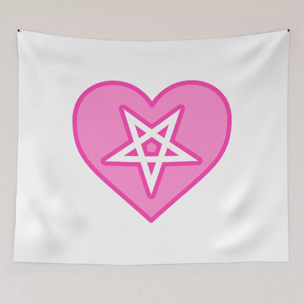 Item preview, Pentagram Heart designed and sold by devilkiss.