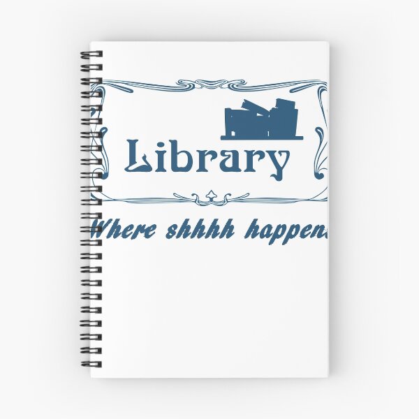 Item preview, Library Where Shhhh Happens designed and sold by evahhamilton.