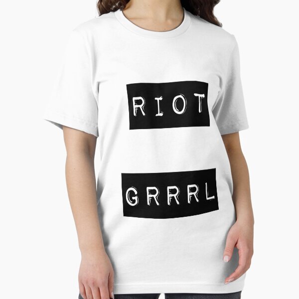 Vista previa del artículo con la obra «Riot Grrrl», diseñado y vendido por Luckythelab.