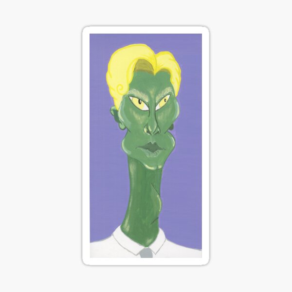 Alien Benedict Cumberbatch Sticker