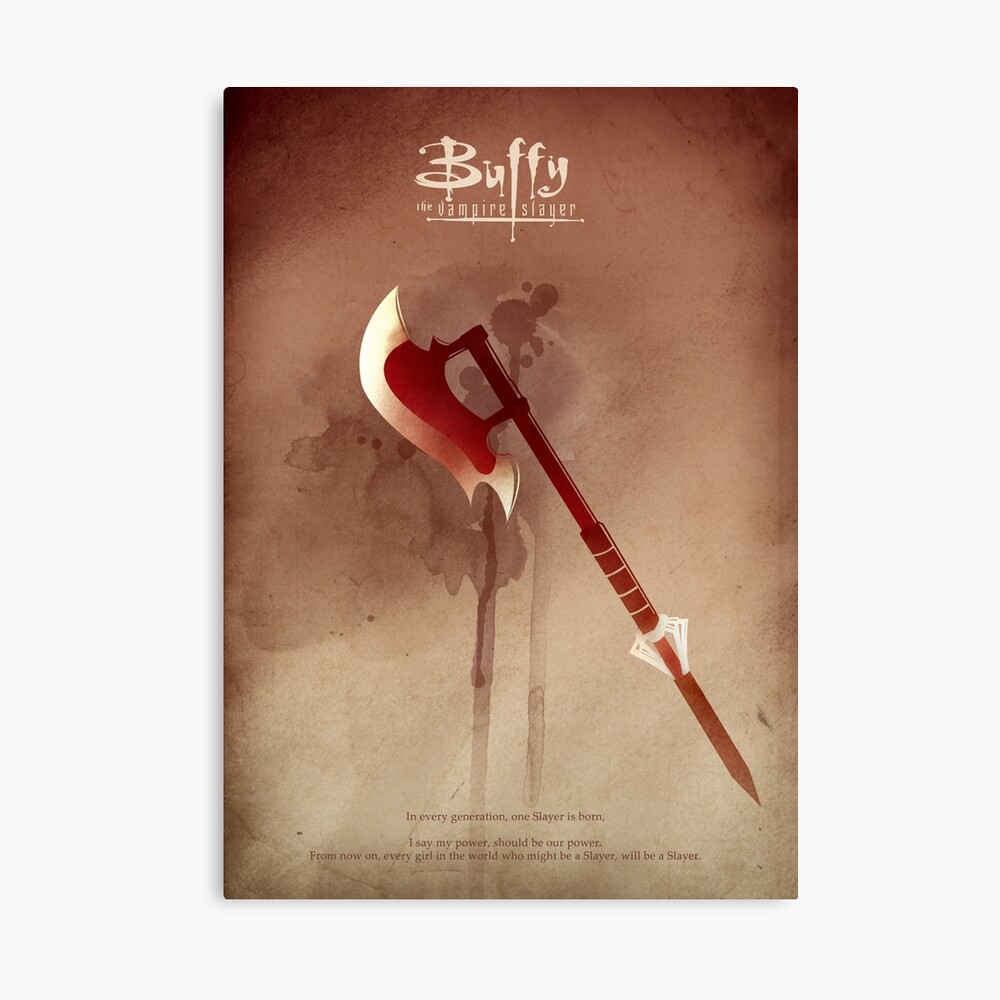 Buffy the Vampire Slayer Scythe Poster Art Board Print for Sale by mttwood