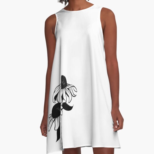 Black Eyed Susans A-Line Dress