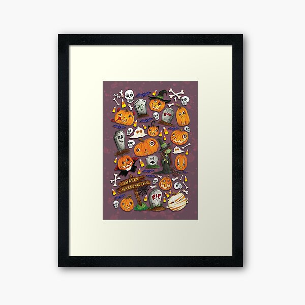 Happy Halloween! Framed Art Print
