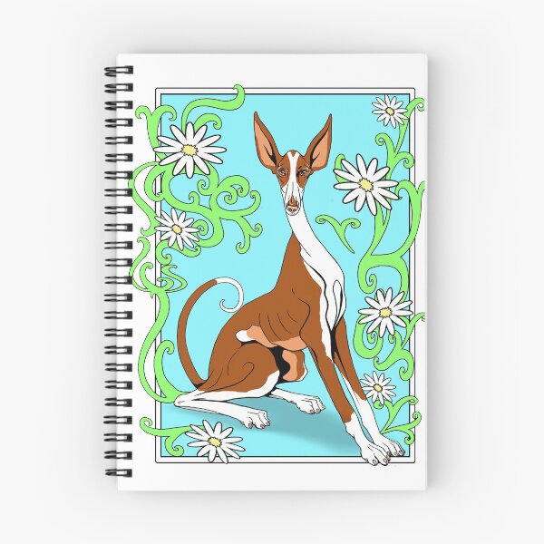 Item preview, Ibizan Hound surrounded by daisies. designed and sold by chepea2.