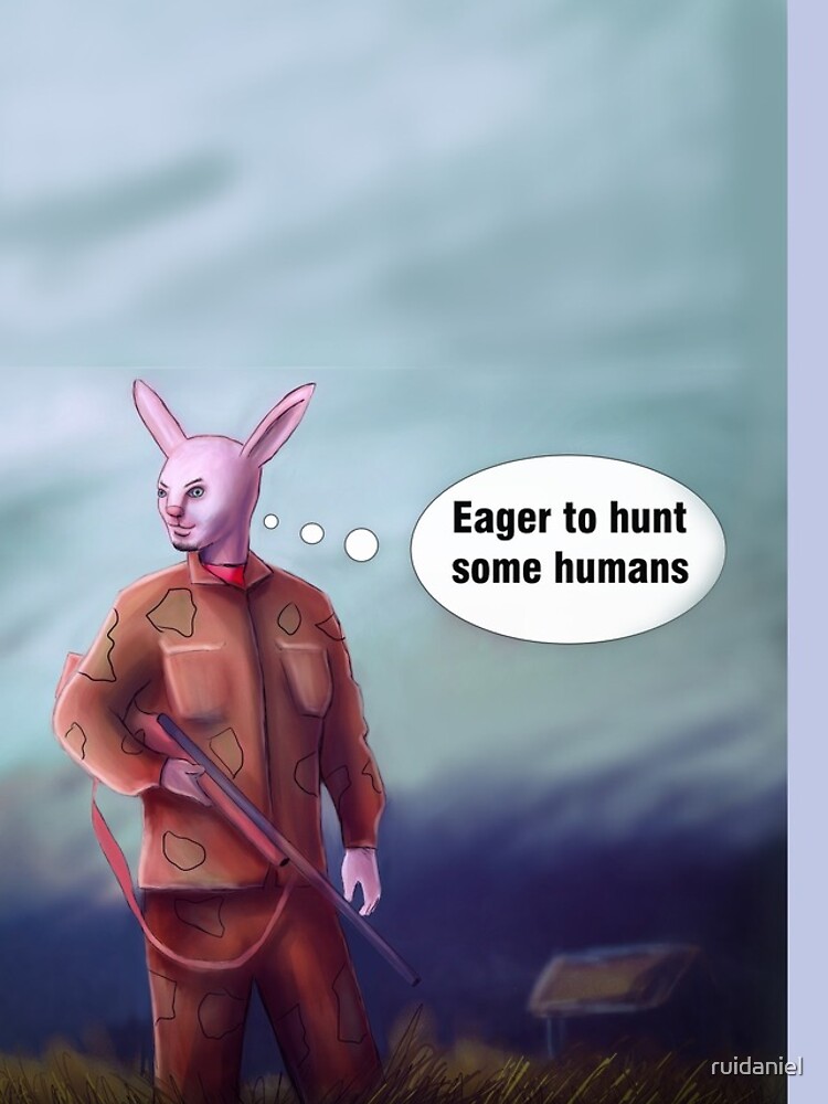 Thumbnail 4 of 4, iPhone Case, Hunter Rabbit designed and sold by ruidaniel.