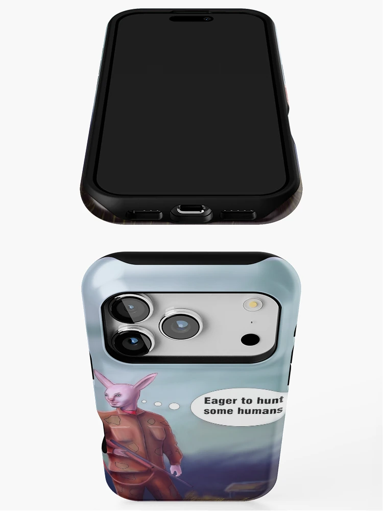 Thumbnail 3 of 4, iPhone Case, Hunter Rabbit designed and sold by ruidaniel.