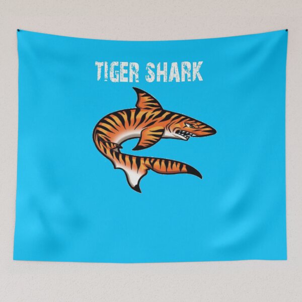 Artikelvorschau, Tiger Shark - Tiger Shark Shirt - Tiger Shark Painting - Hai-Geschenk - Meeresbiologe Geschenk entworfen und verkauft von Galvanized.