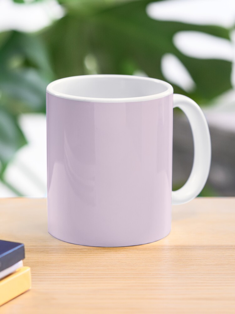 Pale purple mugs fashion