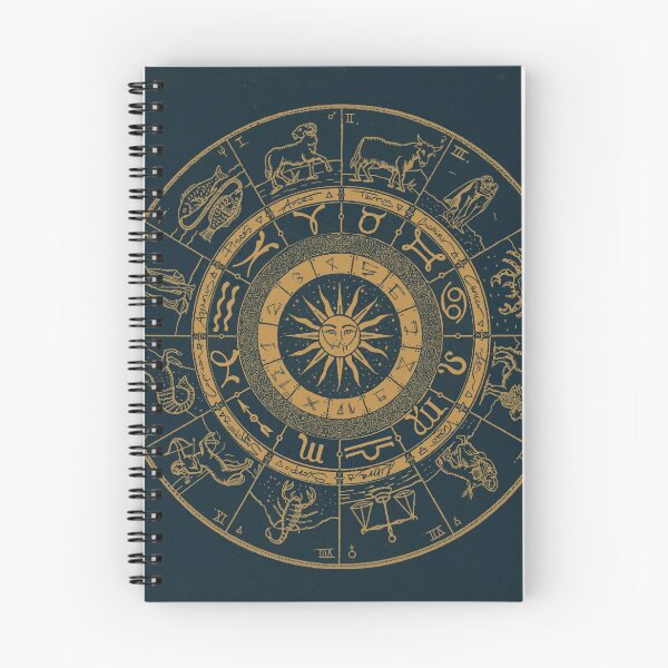 Item preview, Vintage Zodiac and Astrology Chart | Royal Blue and Gold designed and sold by Daniel Watts.