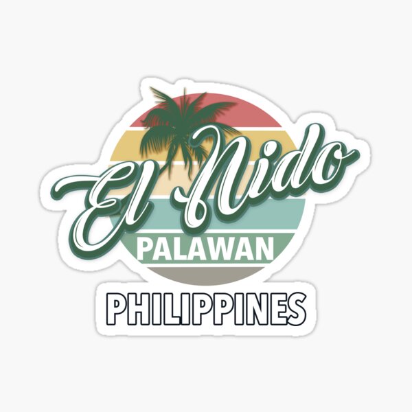 El Nido Palawan Philippines Beach and Paradise Colorful Sticker