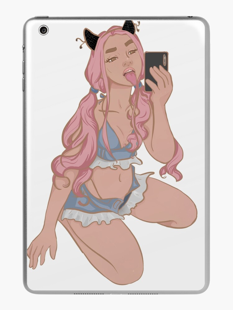 Fill me up with belle delphine | iPad Case & Skin