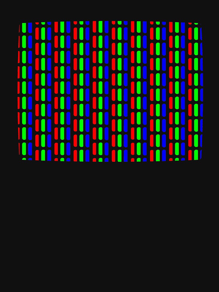 Cromaclear slot-mask CRT pattern by Fuzzclone