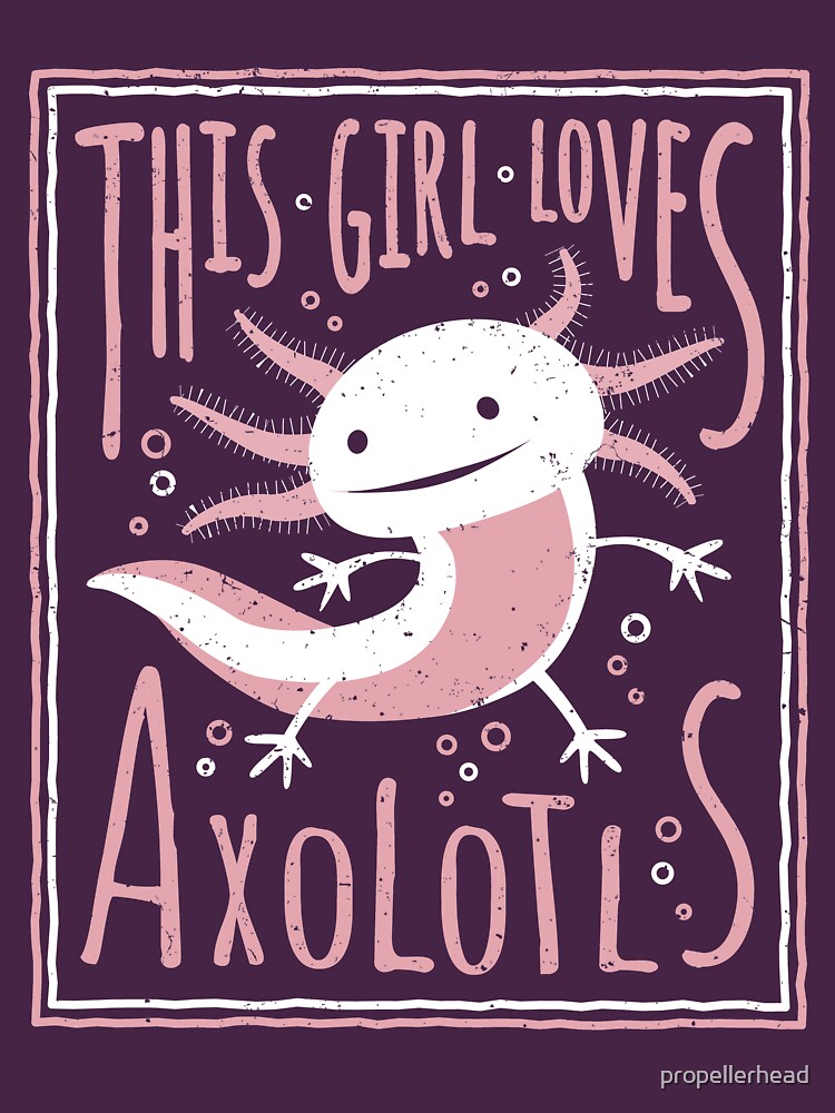 This Girl Loves Axolotls - Axolotl Gifts for Girls Essential T-Shirt for  Sale by propellerhead