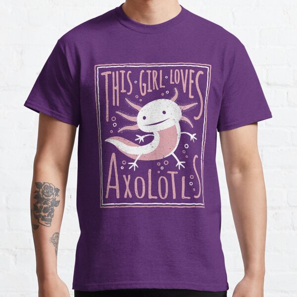 This Girl Loves Axolotls - Axolotl Gifts for Girls Classic T-Shirt