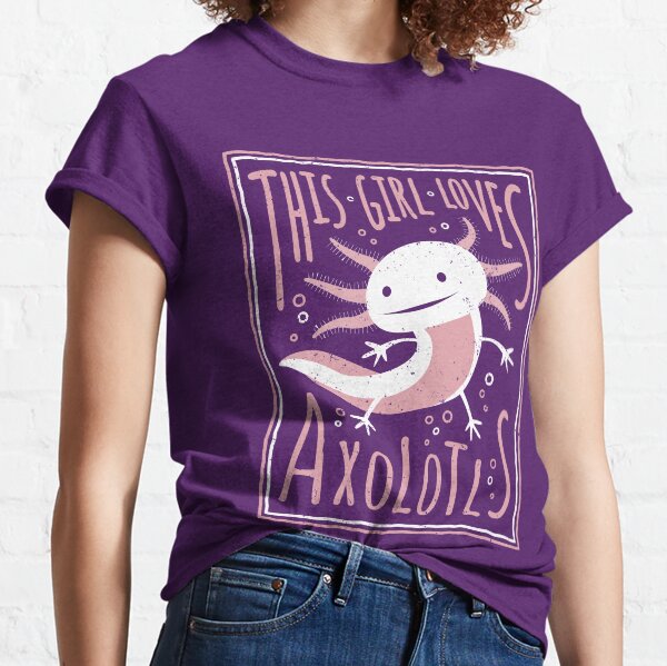 This Girl Loves Axolotls - Axolotl Gifts for Girls Classic T-Shirt