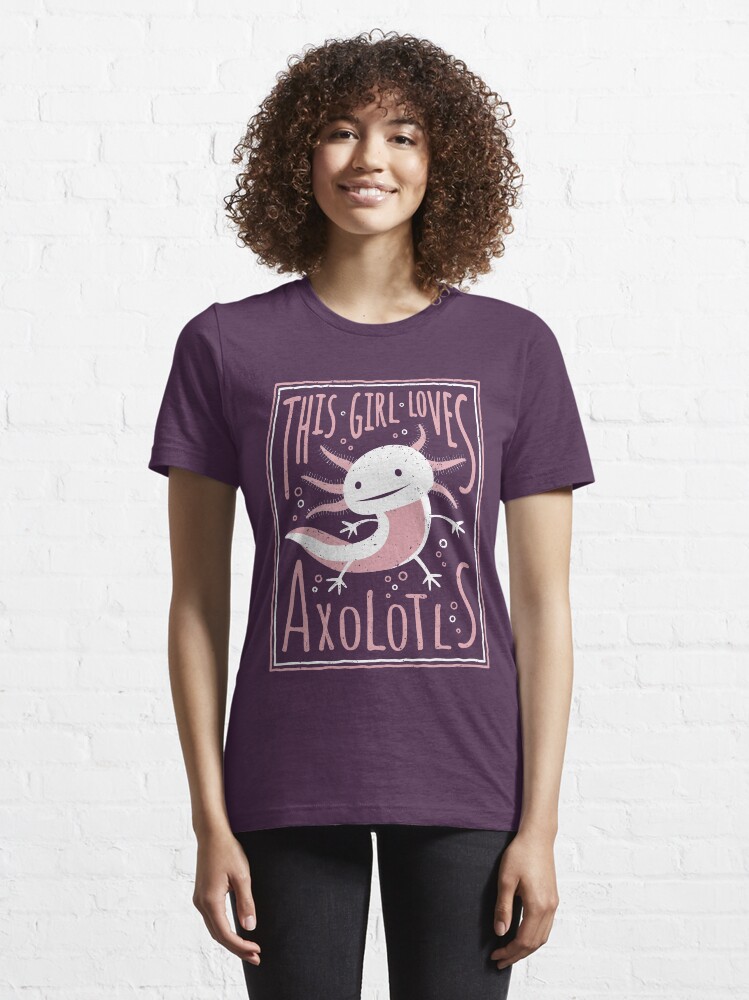 "This Girl Loves Axolotls Axolotl Gifts for Girls" Tshirt for Sale