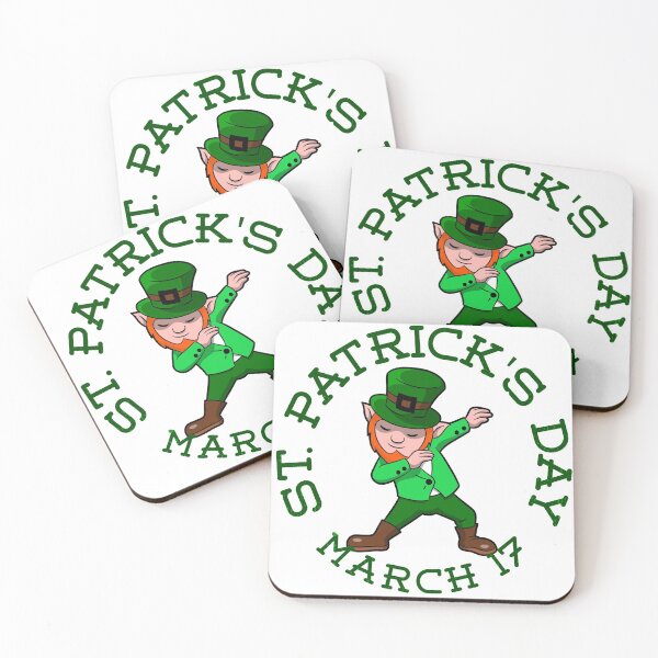 Item preview, redhead dabbing leprechaun designed and sold by Gossip Rag.