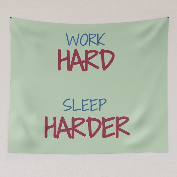 Item preview, Work Hard, Sleep Harder designed and sold by HK44.