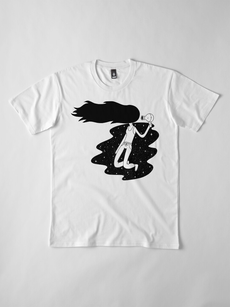 Alternate view of Marceline the Blowdrying Queen Premium T-Shirt