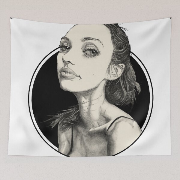 Item preview, Arina black dot designed and sold by benprenart.
