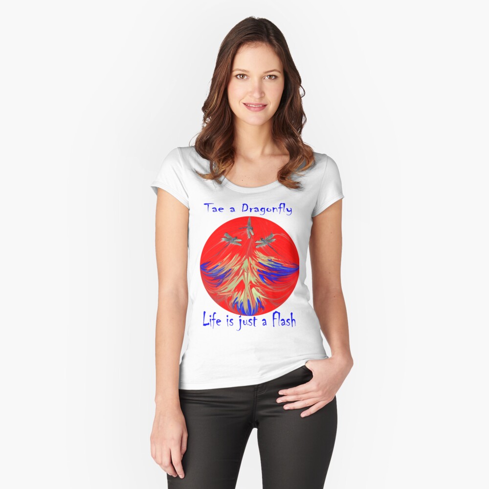 Item preview, Fitted Scoop T-Shirt designed and sold by windana1.