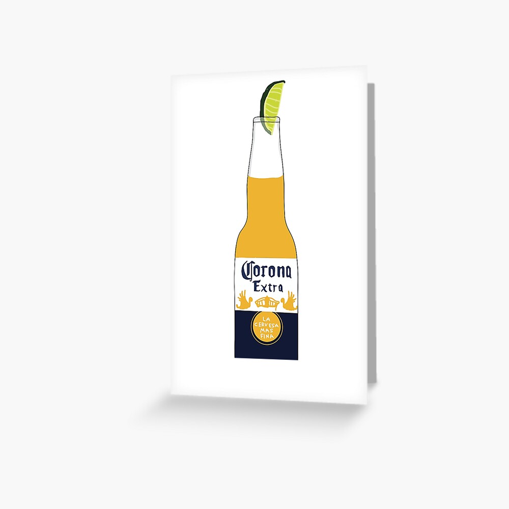 Corona Beer Drawing Postcard By Jennatirone Redbubble