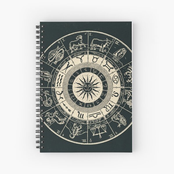 Sun and Moon: Celestial Journal | Dot Grid Journal Diary Notebook, 8 x 10  | Sun and Moon Journal, Celestial Notebook, Virgo Journal, Boho Diary 