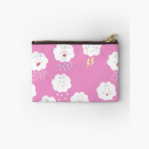 Item preview, Cute cloud pattern on pink background for baby designed and sold by ullithehat.
