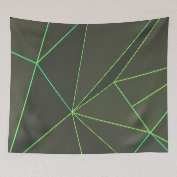 Item preview, neon green polygon design designed and sold by savesarah.