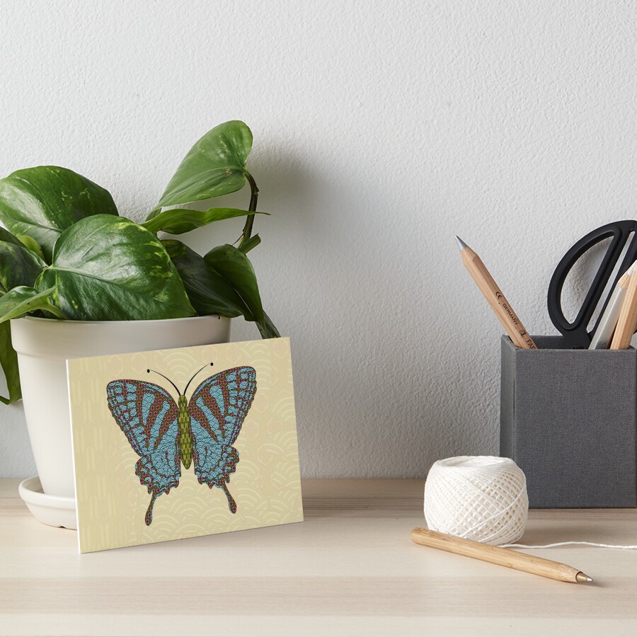 Japanese Swallowtail Art Board Print