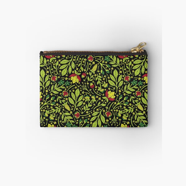 Item preview, Green, Red and Black Floral Pattern designed and sold by somecallmebeth.