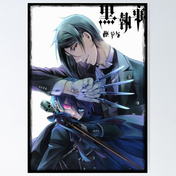 Big Poster Anime Black Butler Kuroshitsuji LO12 90x60 cm