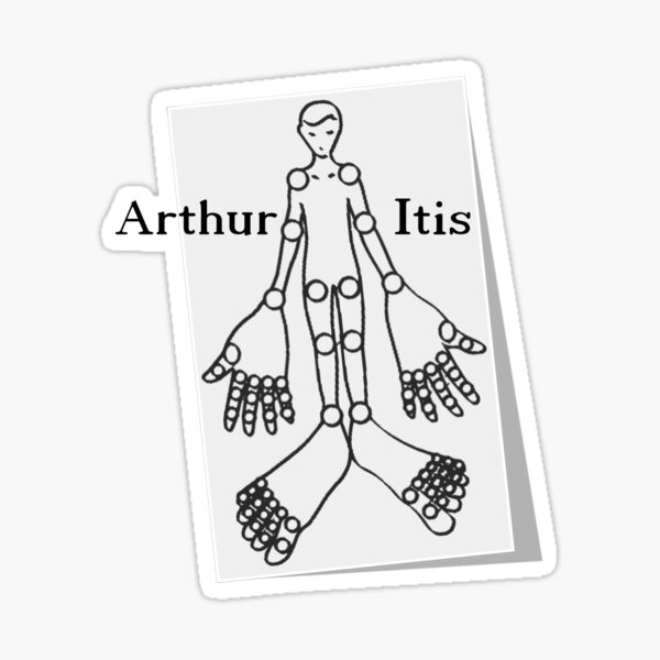 Arthur Itis Sticker