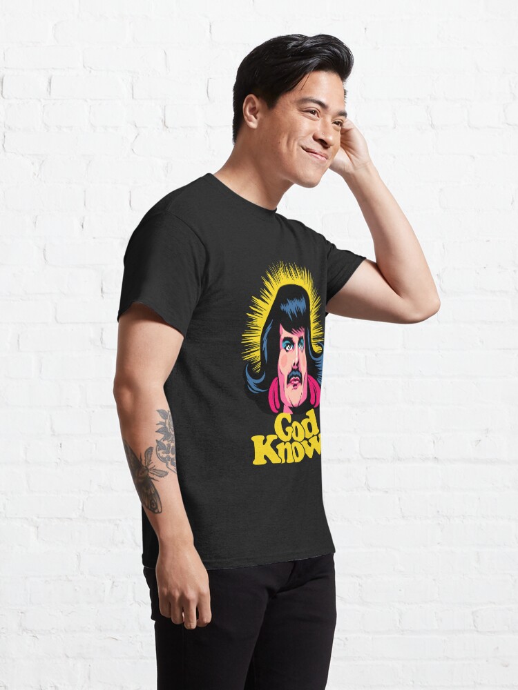 Alternate view of God Knows Classic T-Shirt