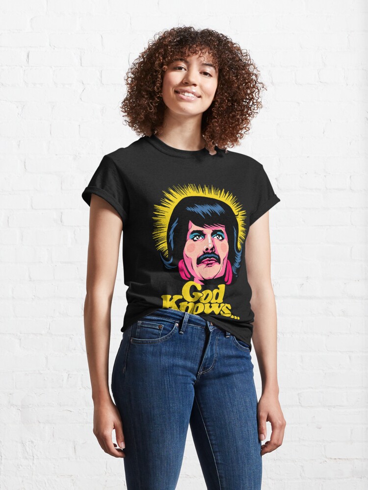 Alternate view of God Knows Classic T-Shirt