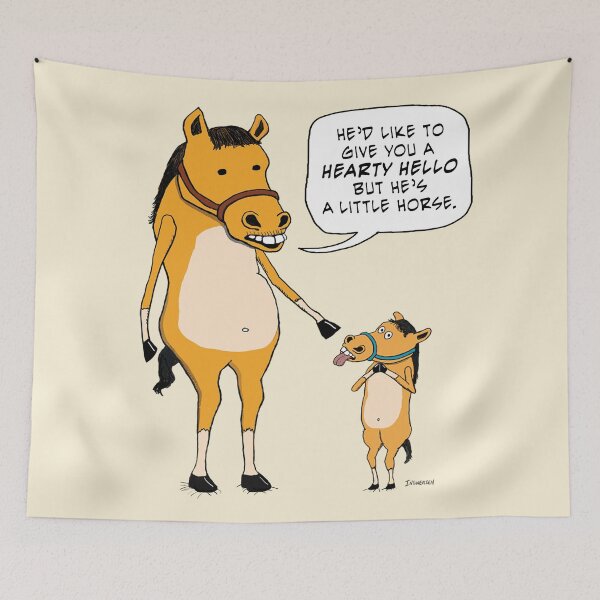 Item preview, Little Horse Has No Words designed and sold by capscratch.