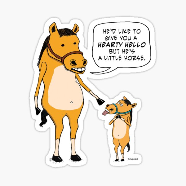 Item preview, Little Horse Has No Words designed and sold by capscratch.