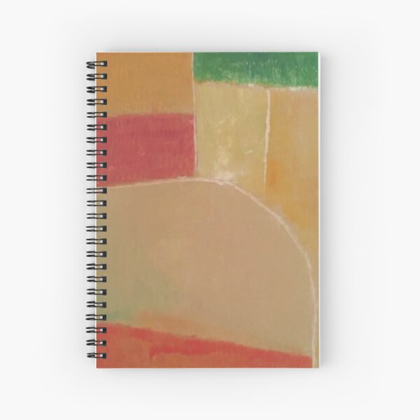 Autumn Fields Near Berry (Abstracted) Spiral Notebook
