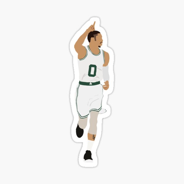 Jayson Tatum Minimalist Art // Phone case, t shirt, stickers Sticker