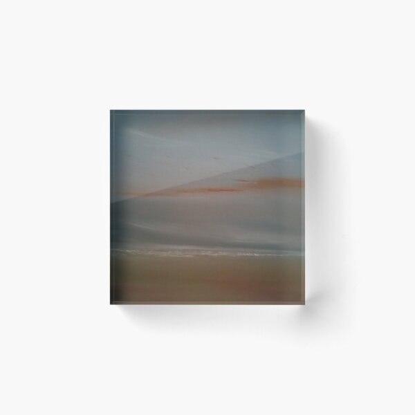 Last Light at Seven Mile Beach Acrylic Block