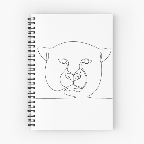 Item preview, Cheetah Continuous Line Black and White designed and sold by patrimonio.