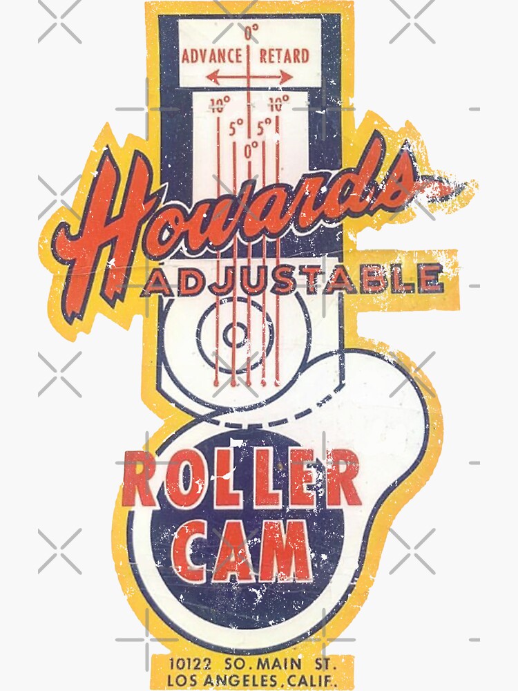 "Howards Cams" Sticker for Sale by Retrorockit Redbubble