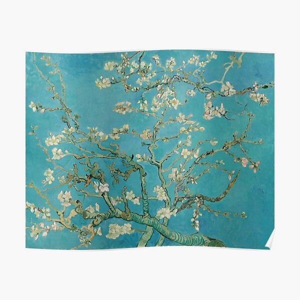 Van Gogh Blossoming Almond Tree Poster