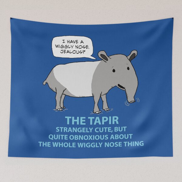 Item preview, Tapir Proud of That Wiggly Nose designed and sold by capscratch.