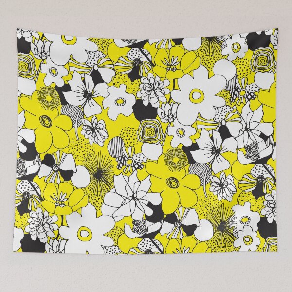 Item preview, Floral Medley - Yellow designed and sold by fuzzyleaf.